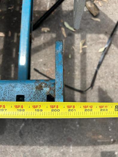 Used 16FT x 42" TEARDROP PALLET RACKING UPRIGHTS !