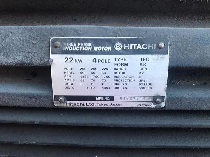 Used HITACHI INDUCTION MOTOR THREE PHASE !