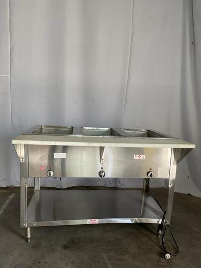 Used THREE COMPARMENT STEAM TABLE 