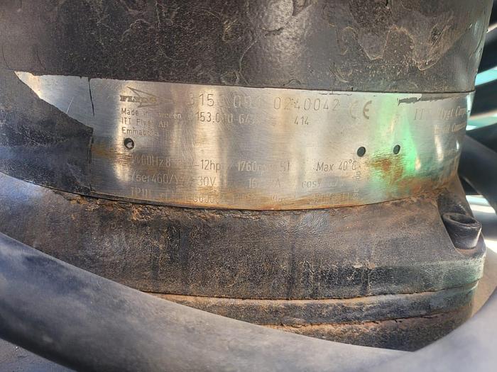 Used ITT FLYGT SUBMERSIBLE PUMP