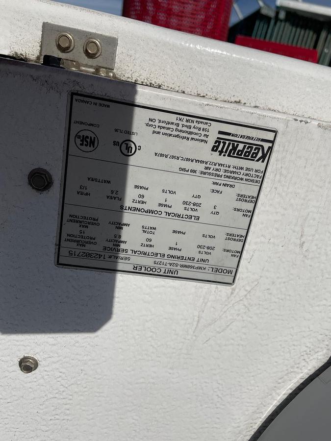 Used KeepRite Unit Cooler / Evaporator