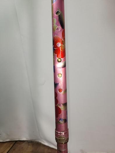 Used WALKING CANE FOR WOMEN AND MEN ADJUSTABLE CANE WITH OFFSET SOFT CUSHIONED HANDLE !
