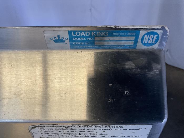 Used Stainless steel three-compartment sink