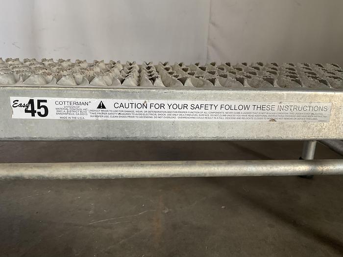 Used COTTERMAN STARIONARY WORK PLATFORM STEEL !