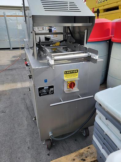 Used TRUE, GDM-69-HC-LD, THREE SECTION GLASS DOOR MERCHANDISER REFRIGERATOR.