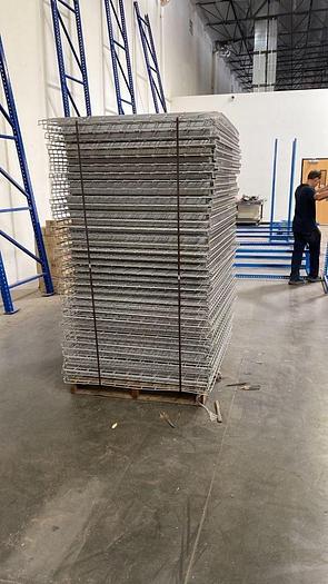 Used WIRE DECKING, FOR PALLET RACKING