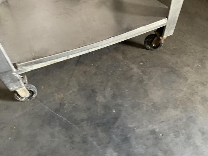Used STAINLESS STEEL TWO TIER CART