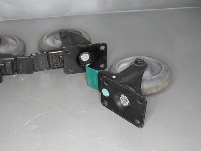 Used 5" HEAVY DUTY SWIVEL CASTERS