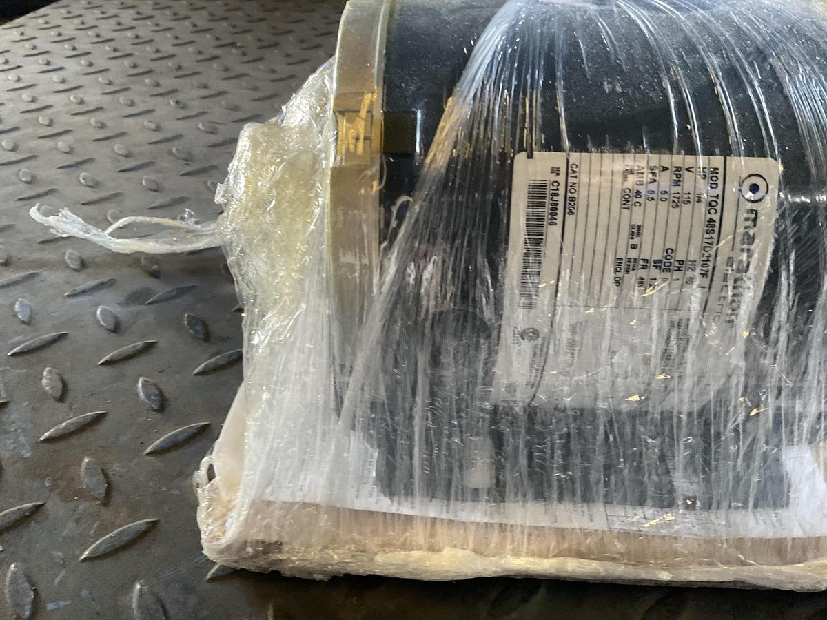 Used MARATHON ELECTRIC TQC 48S17D2107F MOTOR – 1/4 HP – 115V – 1725 RPM