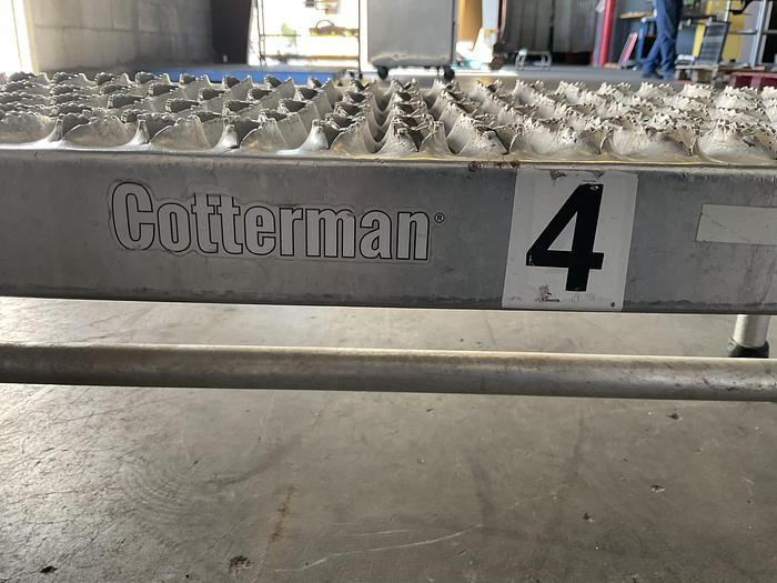 Used COTTERMAN STARIONARY WORK PLATFORM STEEL !