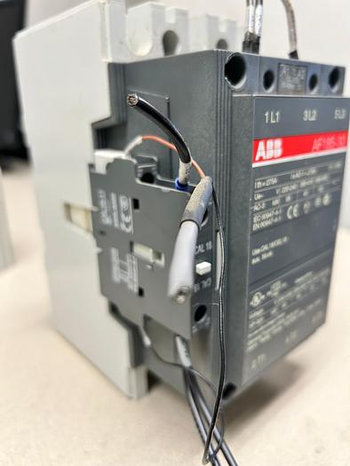 Used ABB A185-30-11 Contactor 156A, 3P, 600VAC, IEC, 120VAC Coil