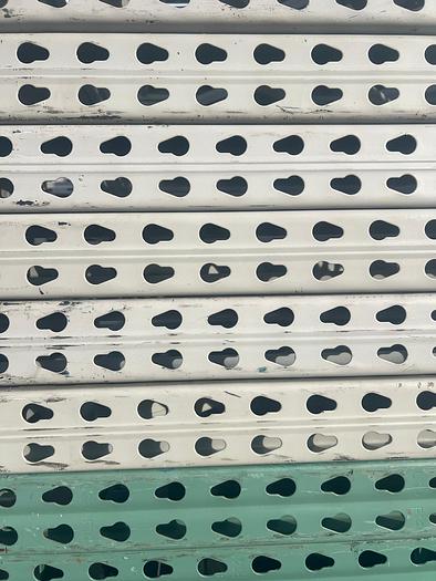 Used 12FT BY 48IN TEARDROP STYLE UPRIGHTS