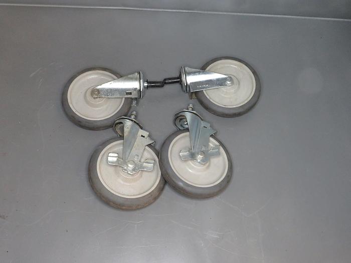 Used 6" HEAVY DUTY SWIVEL CASTERS