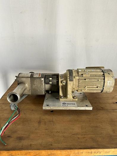 Used PUMP WITH INDUCTION MOTOR  SUMITOMO 1/2 HP, P 4, 230-460 V, 1750 RPM, TC-FX