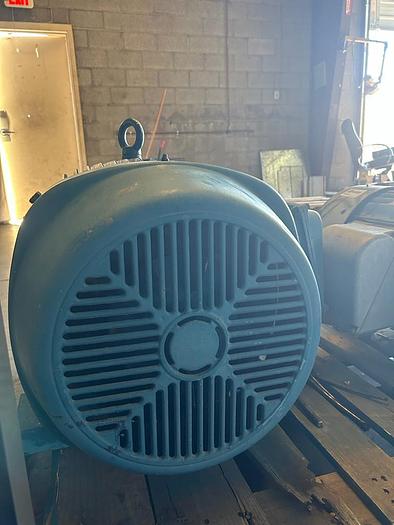 Used WEG MOTOR 100 HP; 3PH; RPM 1775; 10018EP3EBB405T