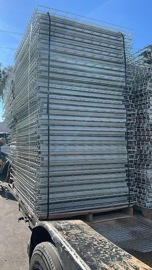 Used 42" X 46" USED WIRE DECKIG FOR PALLET RACKING 