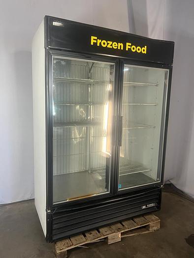 Used TRUE TWO GLASS DOOR REACH IN FREEZER, GDM-49F-ID !