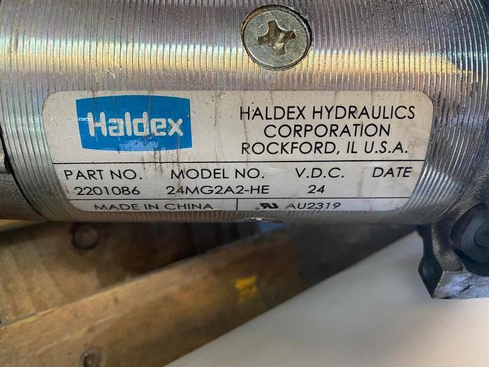 Used HALDEX HYDRAULIC PUMP PART NO. 2201086