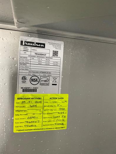 Used TRAULSEN STAINLESS STEEL 3 DOOR REFRIGERATOR  !