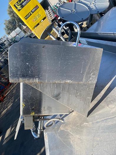 Used WALL MOUNT SINK WITH DOUBLE KNEEE PEDAL VALVE AND SIDE SPLASHES