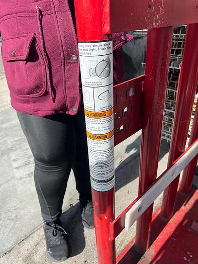 Used 4-BAR TIRE INFLATION CAGE MAXICMUN 47" WHEEL DIAMETER AUTOMOTIVE