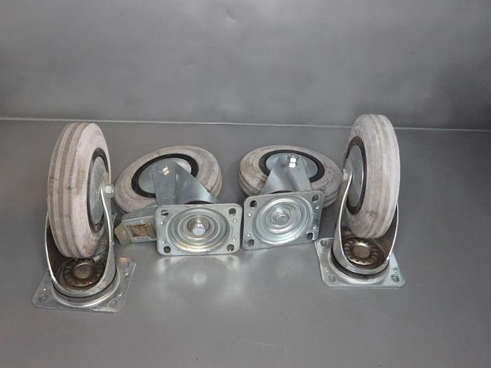 Used 6" HEAVY DUTY SWIVEL CASTERS