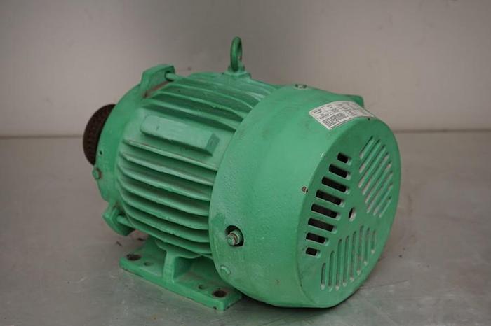 Used TOSHIBA INDUCTION MOTOR 5 HP PREMIUM EFFICIENCY B0054FLF1BMHD02.
