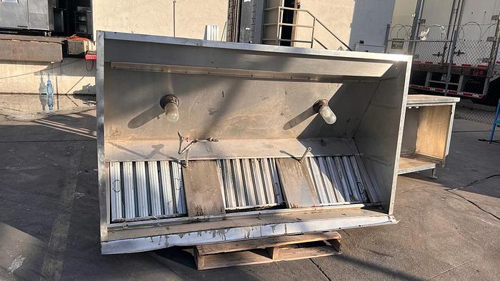Used 7FT COMMERCIAL STAINLESS STEEL RESTAURANT HOOD