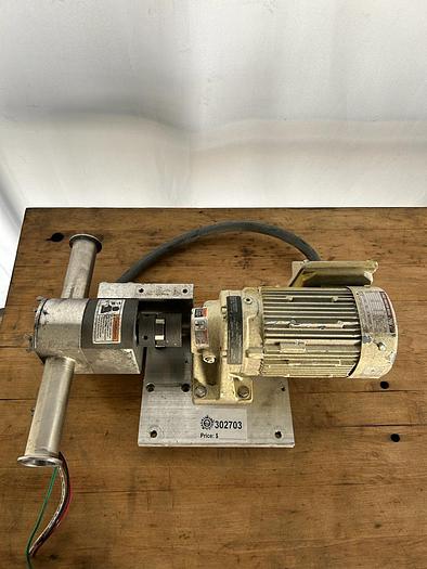 Used PUMP WITH INDUCTION MOTOR  SUMITOMO 1/2 HP, P 4, 230-460 V, 1750 RPM, TC-FX