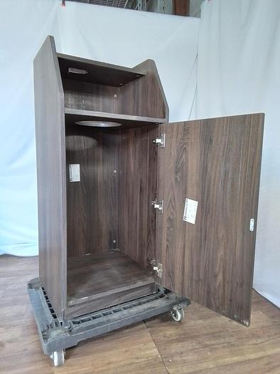 Used WASTE RECEPTACLE WITH TRAY RETURN