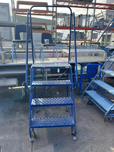 Used 6 FT-4 STEP ROLLING LADDER