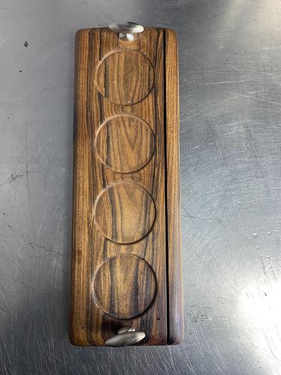 Used WOODEN FLIGHT BOARD WITH 4 SLOTS