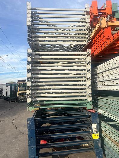 Used 12FT BY 48IN TEARDROP STYLE UPRIGHTS