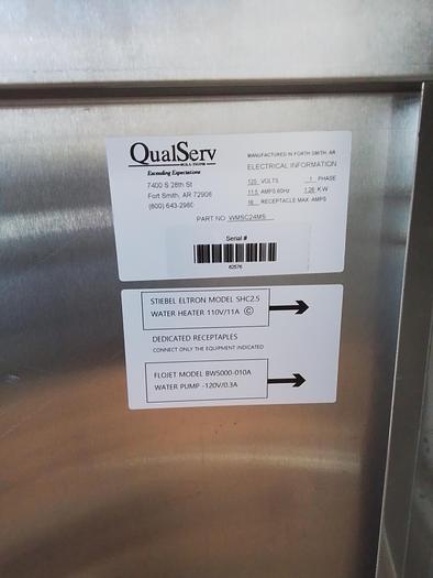 Used QUALSERV PORTABLE SANITARY SINK  !