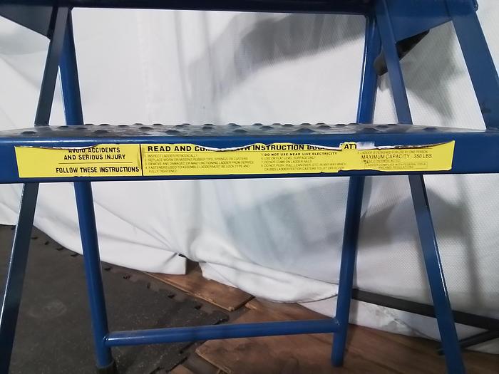 Used 3 STEP MODIFIED LOCK-N-STOCK FOLDING LADDER ! 