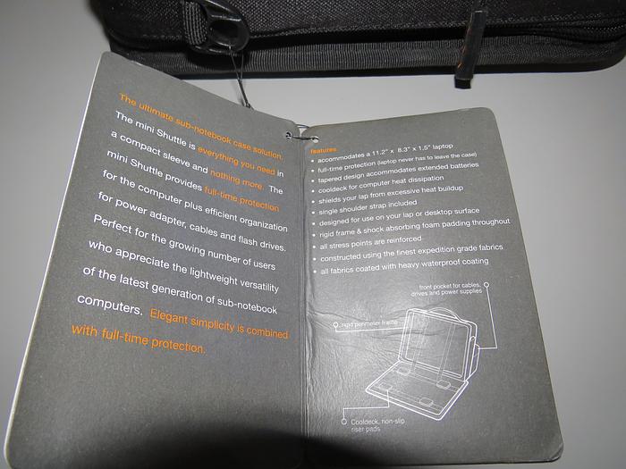 HIGHER GROUND 12" MINI SHUTTLE-LAPTOP IPAD TABLET NOTEBOOK CASE BAG !