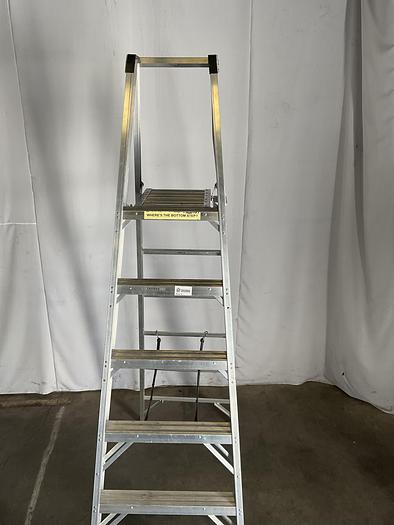 Used WERNER 6 STEP ALUMINIUM LADDER !