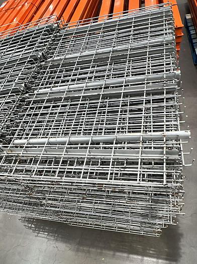 Used 30" BY 50" WIRE DECKING FOR PALLET RACKING