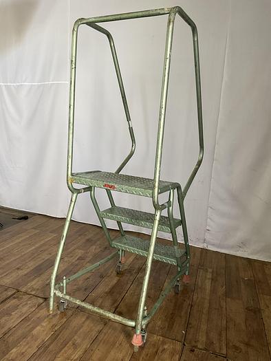 Used  3 STEP ROLLING LADDER !