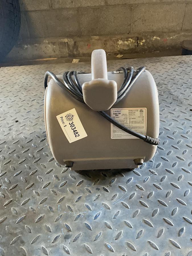 Used LASKO SUPER FAN MAX SF-20-G PORTABLE AIR MOVER / FLOOR FAN – 115V, 1/5 HP