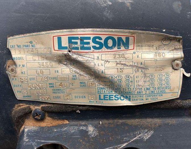 Used MOTOR 5 HP LEESON C182T34B !