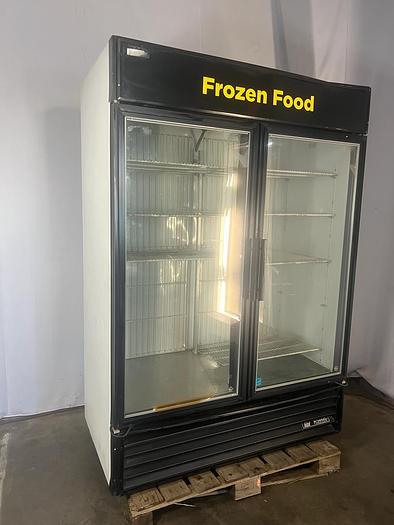Used TRUE TWO GLASS DOOR REACH IN FREEZER, GDM-49F-ID !