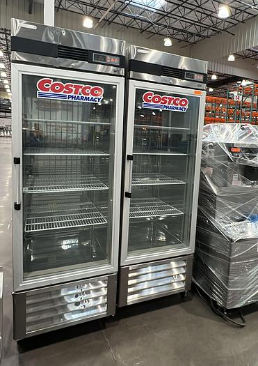 Used SUMMIT ONE GLASS DOOR REFRIGERATOR.