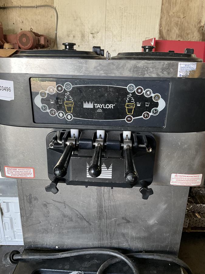 Used TAYLOR CROWN SOFT SERVE ICE CREAM MACHINE – FLOOR MODEL