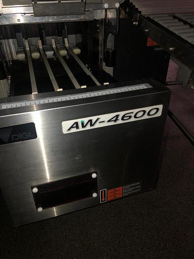 Used DIGI AUTO WRAP, WEIGHT AND LABLE MACHINE; AW-4600 (NEED MEASUREMENTS)