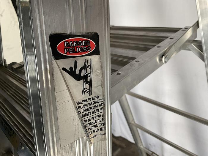 Used WERNER 6 STEP ALUMINIUM LADDER !