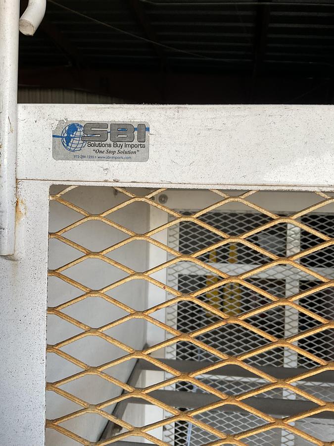 Used PROPANE STORAGE SAFETY CAGE – STEEL MESH ENCLOSURE