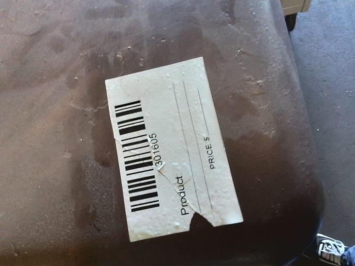 Used PANELED TRASH CAN WITH TOP DOMED TOP