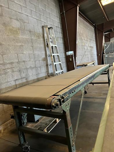 Used HYTROL SLIDE BED BELT CONVEYOR