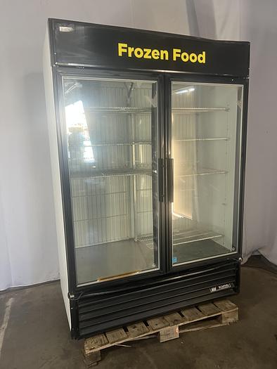 Used TRUE TWO GLASS DOOR REACH IN FREEZER, GDM-49F-LD !